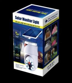 Solar monitoring light