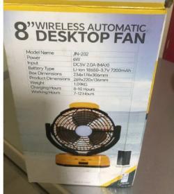 8“WIRELESS AUTOMATICDESKTOP FAN