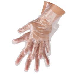 GLOVES - 100 Disposable Clear PE Food Handling Gloves