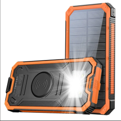 Solar-powered power bank