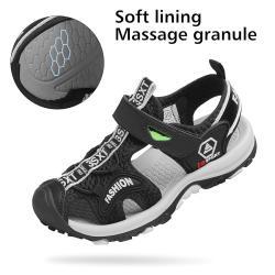 Black Saguaro Childrens Sandals