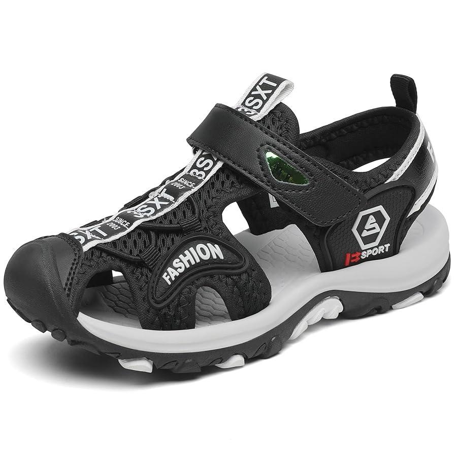 Black Saguaro Childrens Sandals