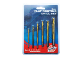 Serrated twist drill 6 units--6PC锯齿麻花钻头