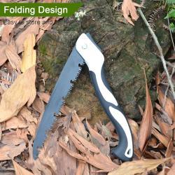 Titanium steel folding saw