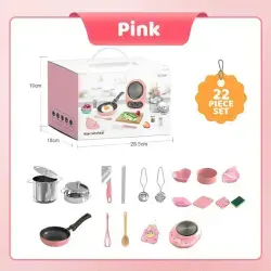 22PC Mini Cooking Kitchen Toys Kit